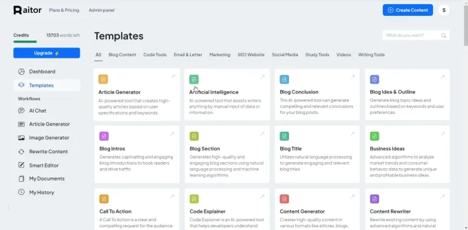 I will create saas ai content generator generative ai platform like jasper, writesonic